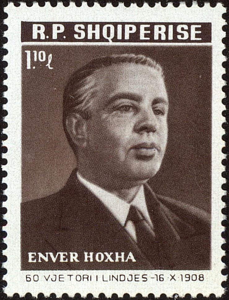 stamp-of-albania-1968-colnect-347653-enver-hoxha-communist-leader-of-albania-1312af